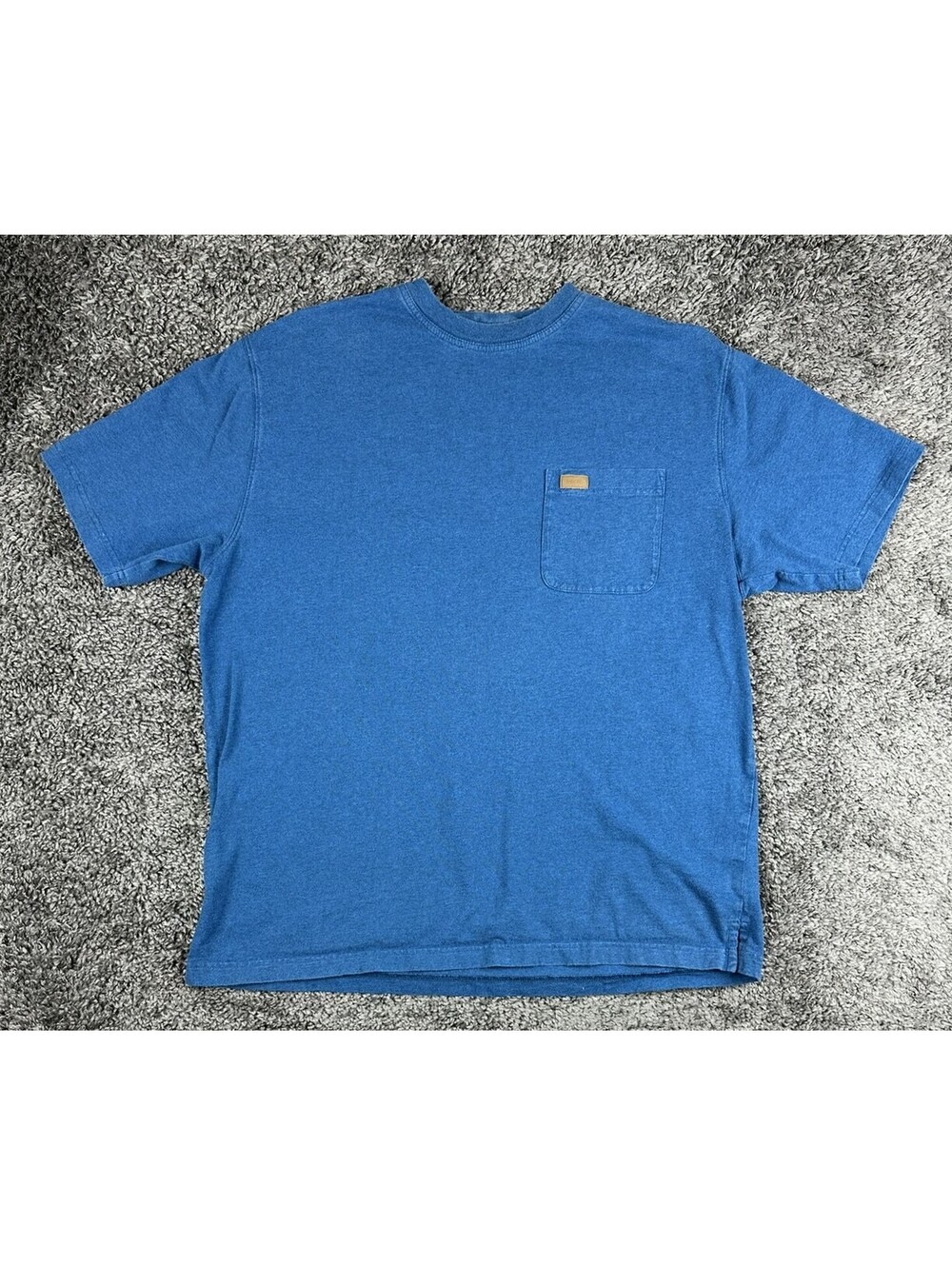 Pendleton Deschutes Mens Large L Blue Heather Short Sleeve Pocket T Shirt Tee